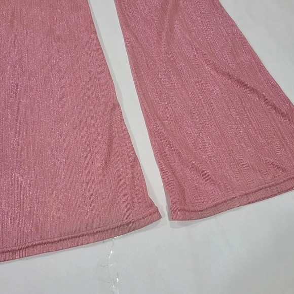 Poster Grl Size XS Disco‎ Pants Festival Rave Pink Shimmer Barbiecore Dolls Kill - Picture 9 of 11